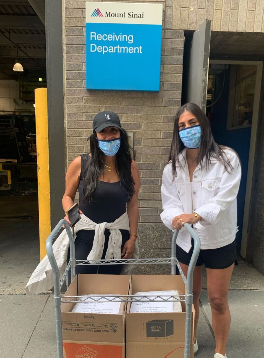 Faces of the Garment District - Park Avenue Trimming PPE Mask Donation COVID