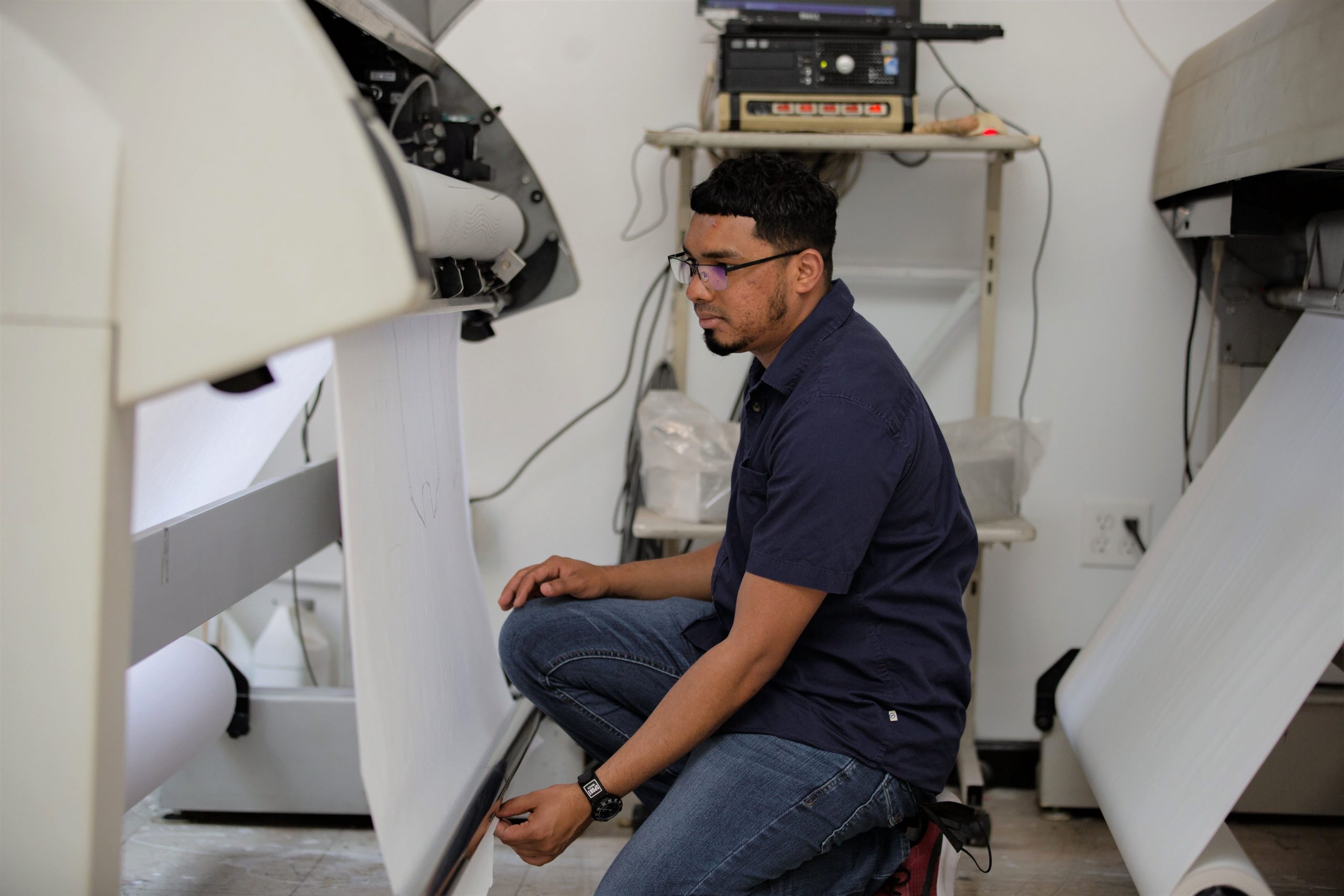 Faces of the Garment District - Quality Patterns Laser Cutting Machine