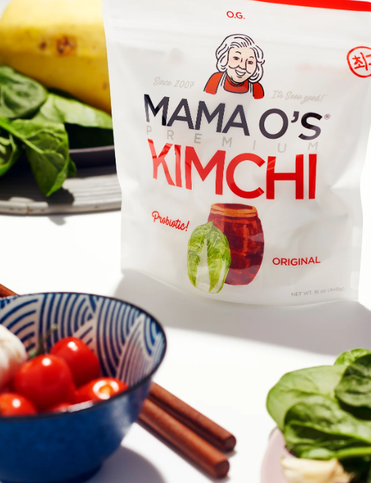 kimchi packaged up
